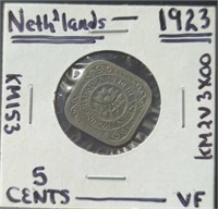 1923 Netherlands coin