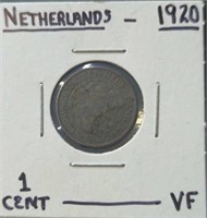 1920 Netherlands coin