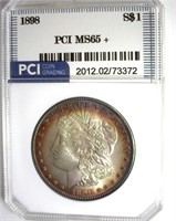1898 Morgan PCI MS65+ Great Rim Color