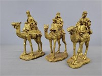 Painted Resin Camel Figures - Some Chips