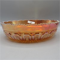 mari. Zipper Round 10.25" oval bowl