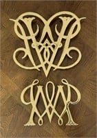 Two Virginia Metalcrafters Brass Trivets