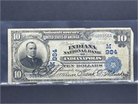 1902 Indianapolis, IN $10 note