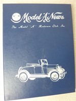 MODEL A FORD NEWS MAGAZINES IN BINDER '72-'76