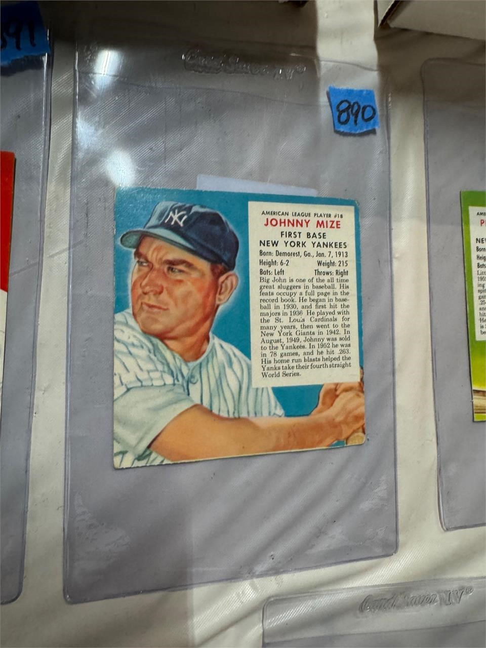 1953 Redman-Johnny Mize