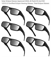 MSRP $40 6 Pack Solar Eclipse Glasses