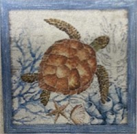 Sea Turtle Wooden Wall Art 24"x24"