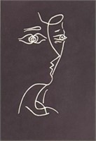 Georges Braque 'Woman in Profile' Lithograph 1960