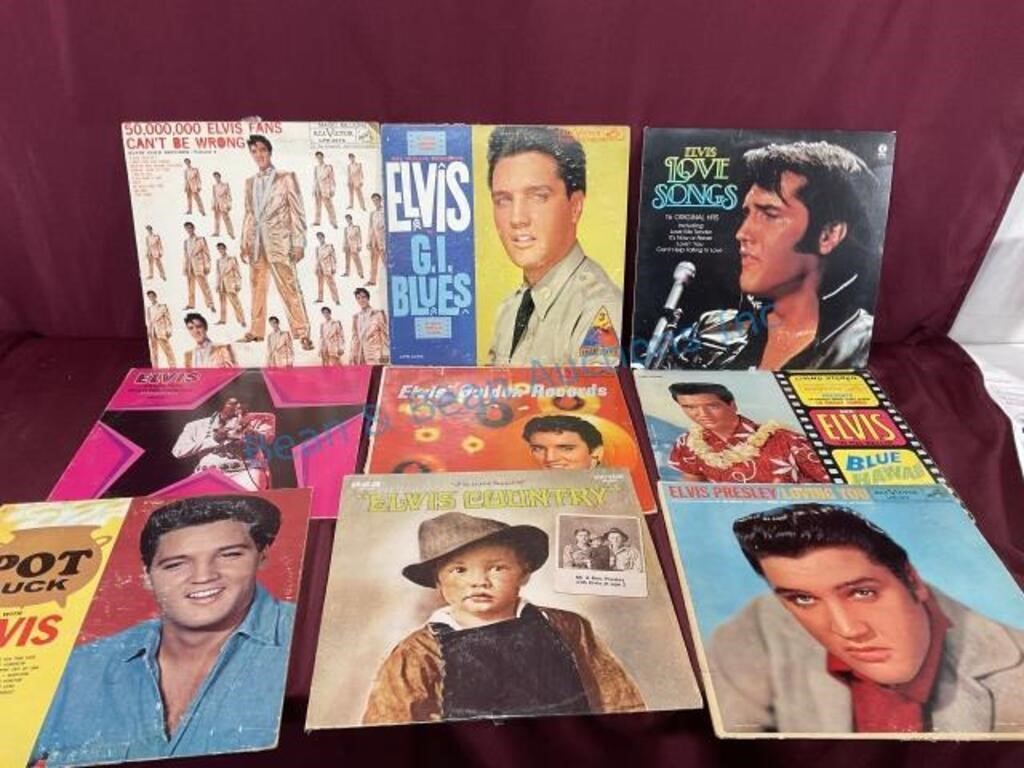 Lot of Elvis records