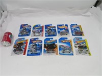 10 voitures hot wheels die cast