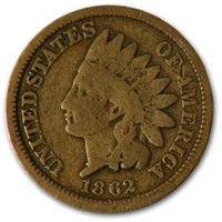 1862 Better Date Indian Head Cent