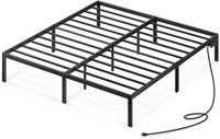 Rolanstar Bed Frame King Size with USB Charging