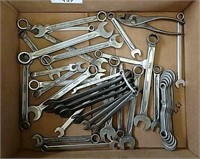 Box of Misc. SAE Combination wrenches