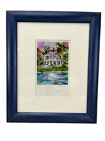Robert Guthrie signed limited edition house art