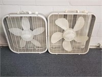 2 Lasko box fans