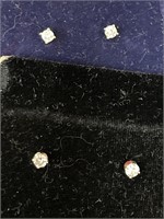 14 k gold diamond earrings