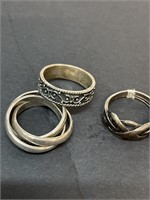 Sterling silver rings