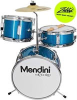 Mendini Junior Drum Set (Blue Metallic)