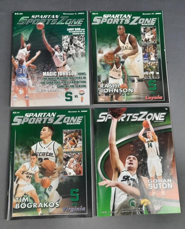 4 Spartan Sports Zone Magazines