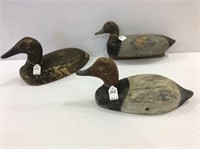 Lot of 3 Duck Decoys Including