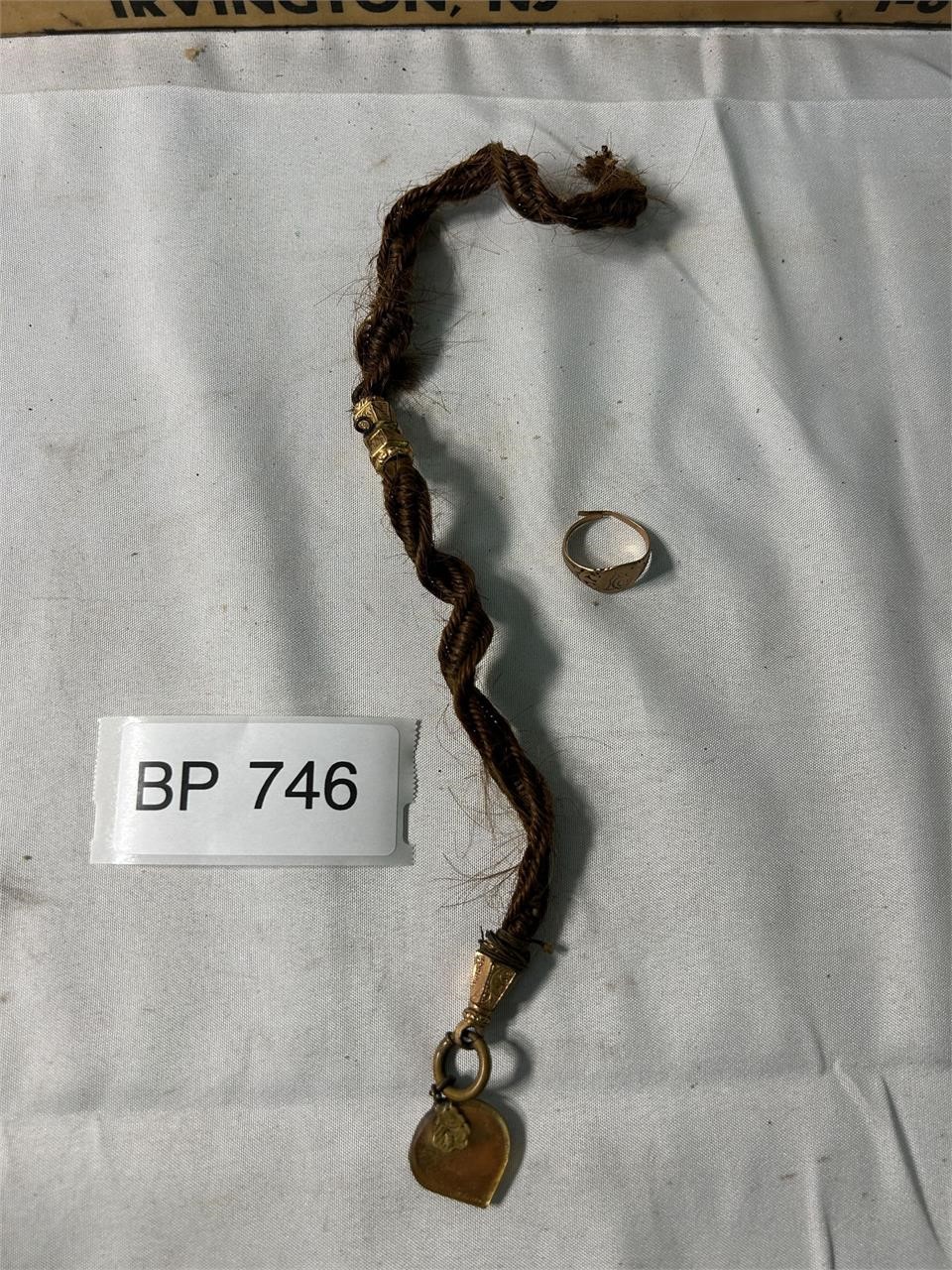 Antique Lock of Human Hair