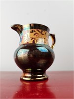 Antique Copper Lustre Pitcher