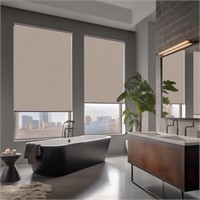 100% Blackout Roller Shade  Brown 21W x 79H
