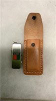 Oliver Pocket Knife w/Leather Case