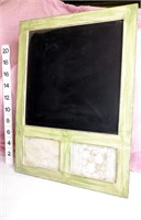 Wood Framed Chalk Board & PictureFrame 18 1/2 x 25