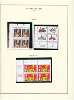 1992 US stamp collector sheet featuring Christmas