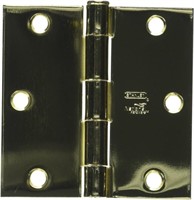 N830-212 Door Hinge  3-1/2-Inch  Polished Brass