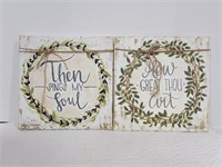 Lyric Painted Canvases
