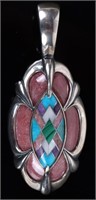 STERLING SILVER SOUTHWEST STYLE LADIES PENDANT