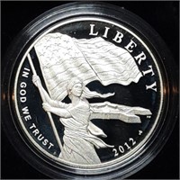 2012 Star Spangled Banner Proof Silver Dollar MIB