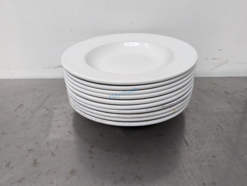 BROWNE 12"  WHITE BOWL *BID PER ITEM