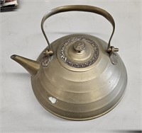 Vintage Brass Teapot With Lid