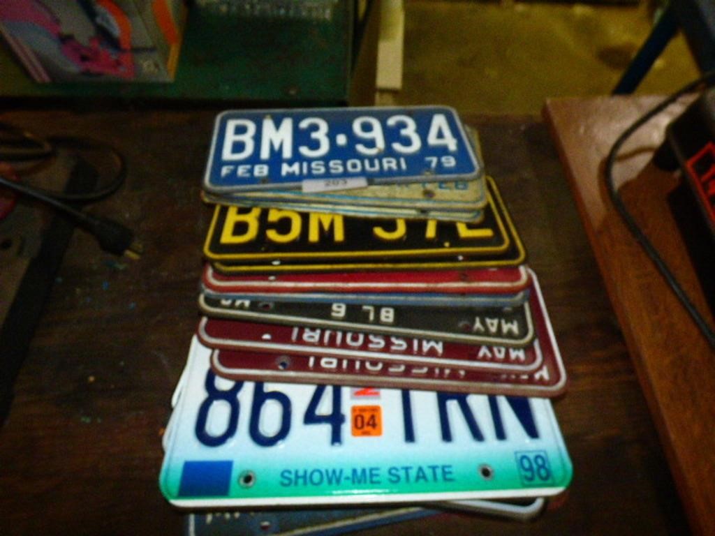 LICENSE PLATES