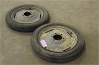 (2) 419 Ferguson T0-20 Tire w/Rims