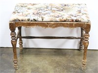 Vintage Covered Piano Bench