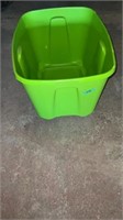 Green plastic tub no top