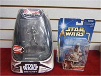 (2)New in package Star wars figures.