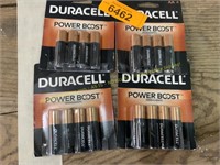 4pks AA Duracell batteries