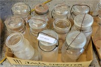 APPROX 11 ASSORTED CANNING JARS