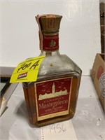 1956 CANADIAN MASTERPIECE WHISKY BOTTLE - HALF