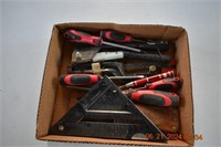 Flat of misc tools