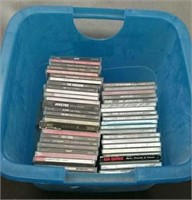 Box-40+ Music CD's, Assorted Artists & Types