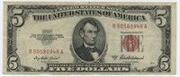 1953-A $5 Red Seal Legal Tender U.S. Note