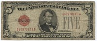 1928-D $5 Red Seal Legal Tender U.S. Note