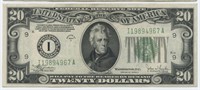 1934-C Minneapolis $20 Federal Reserve Note