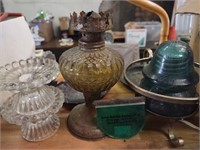 Candle Holders, Insulator & Oil Lamp